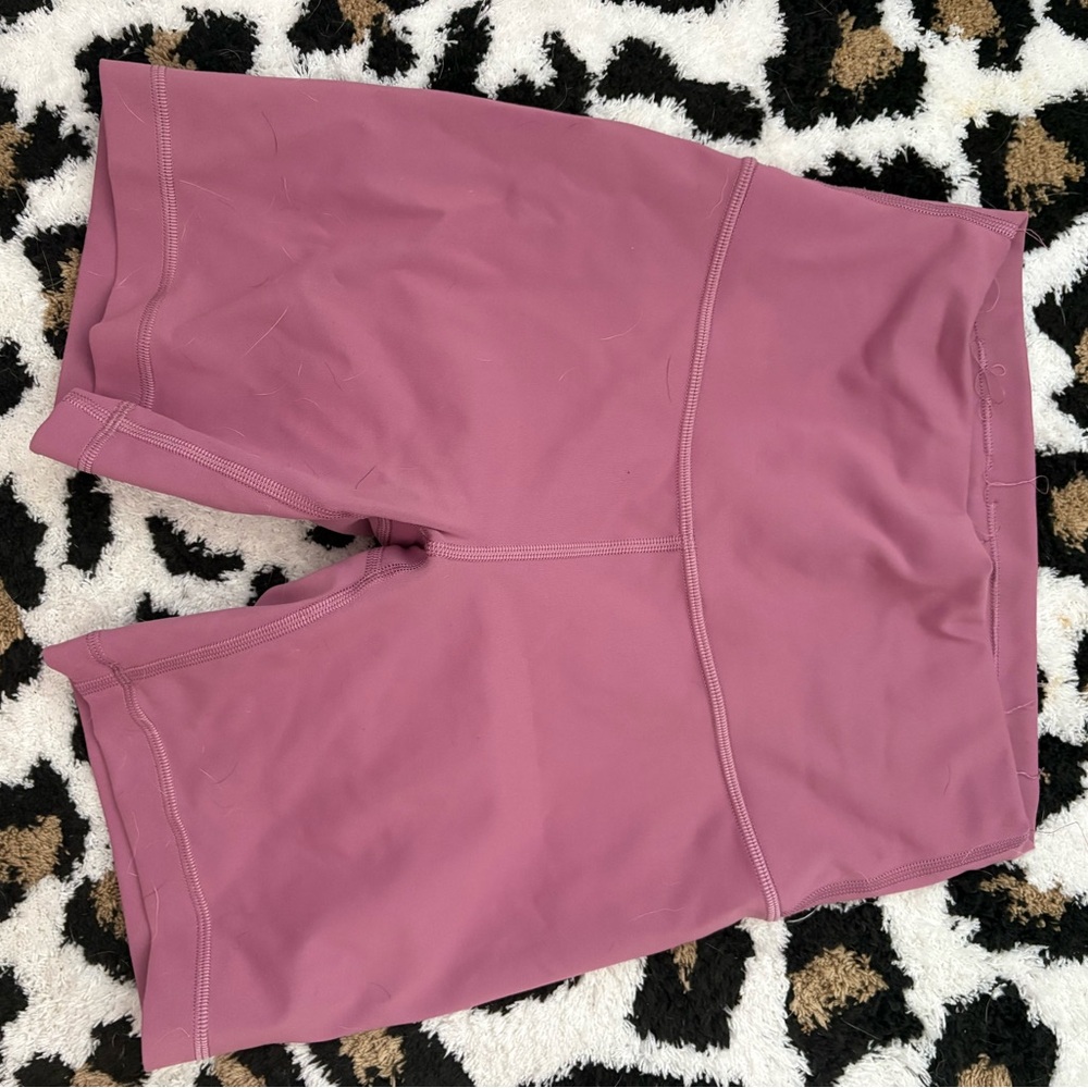 lululemon athletica High-Rise Bike Shorts in Dusty Rose